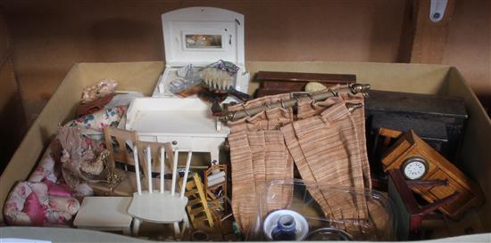 Collection of dolls furniture